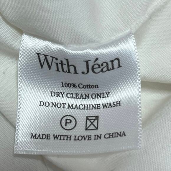 NEW With Jean Sabrin White Embroidery Strapless Sleeveless Mini Corset Dress XXS - Picture 9 of 11